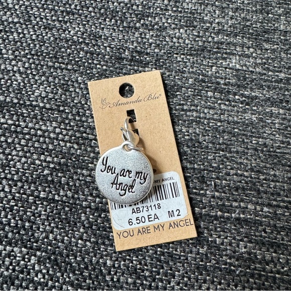 Annando Blue Heart Charm Keychain - Picture 2 of 2